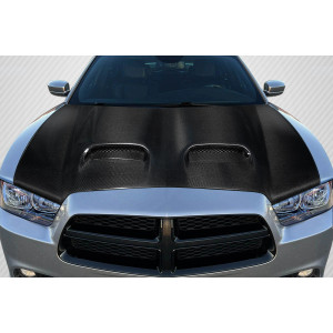 2011-2014 Dodge Charger Redeye Look Hood - 1 Piece - image 1