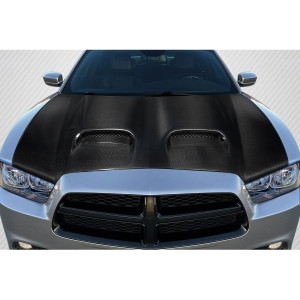 2011-2014 Dodge Charger Carbon Creations Redeye Look Hood - 1 Piece - image 1