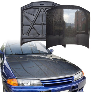ModeloDrive Carbon Fiber OER GTR Hood > Nissan Skyline (R32) GTR 1990-1994 > 2dr Coupe - image 1