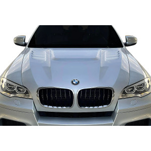 2008-2014 BMW X6M E71 E72 AF-1 Hood (GFK) - 1 Piece (S) - image 1