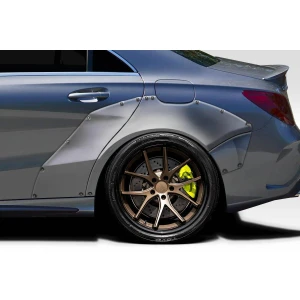 2014-2015 Mercedes CLA Class C117 CLA45 Facta Rear Fender Flares - 6 Piece - image 1