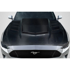 2018-2023 Ford Mustang Interceptor Hood - 1 Piece - image 1