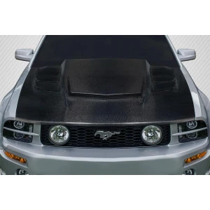 2005-2009 Ford Mustang Interceptor Carbon Fiber Hood - image 1