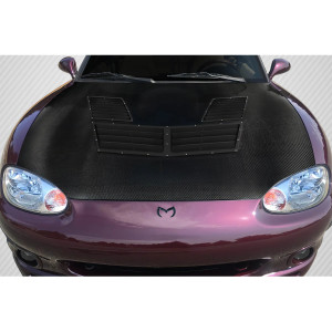1999-2005 Mazda Miata NB Carbon Creations Iceman Hood - 1 Piece - image 1