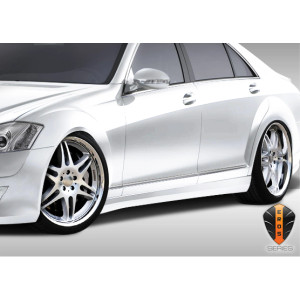 2007-2013 Mercedes S Class W221 Eros Version 1 Side Skirts Rocker Panels - 2 Piece - image 1