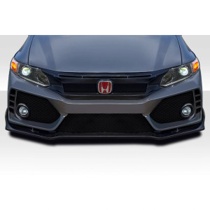 2012-2015 Honda Civic 4DR FK8 Type R Look Front Bumper - 1 Piece - image 1