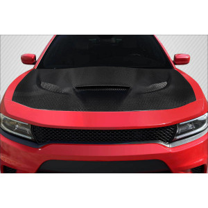 2015-2023 Dodge Charger Geo6ix Dritech Hellcat Look Hood - 1 Piece - image 1