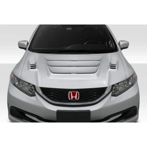 2012-2015 Honda Civic 4DR Kina Hood - 1 Piece - image 1