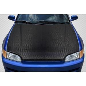 1992-1995 Honda Civic 2DR / HB Geo6ix Dritech OEM Look Hood - 1 Piece (S) - image 1