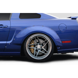 2005-2009 Ford Mustang Circuit Wide Body 75MM Rear Fender Flares - 2 Piece - image 1