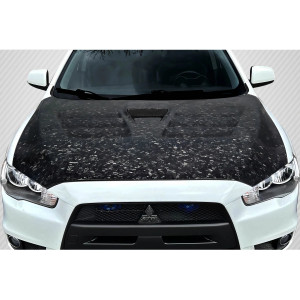 2008-2017 Mitsubishi Lancer / Lancer Evolution 10 Lancer Carbon Creations AeroForge Dritech GT Concept Hood - 1 Piece - image 1