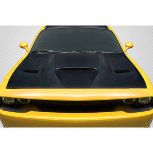 2008-2023 Dodge Challenger Geo6ix Dritech Hellcat Look Hood - 1 Piece - image 1