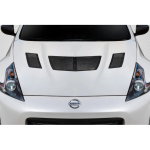 2009-2020 Nissan 370Z Z34 Carbon Creations GT1 Hood Vents - 3 Piece - image 1