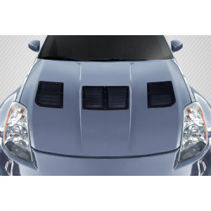 2003-2006 Nissan 350Z Z33 GT1 Hood Vents - 3 Piece (S) - image 1