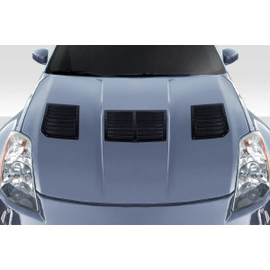 2003-2006 Nissan 350Z Z33 GT1 Hood Vents - 3 Piece (S) - image 1