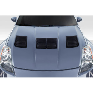 2003-2006 Nissan 350Z Z33 Duraflex GT1 Hood Vents - 3 Piece - image 1