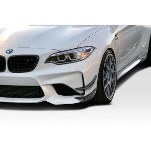 2016-2021 BMW M2 F87 Duraflex GT4 Look Front Bumper Canards - 4 Piece - image 1