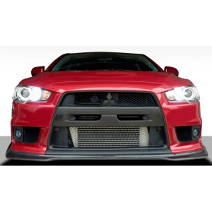 2008-2015 Mitsubishi Lancer Evolution 10 JDP Style Front Lip - 1 Piece (S) - image 1