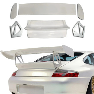 FRP GT3 RS V2 Narrow Body Decklid Engine Lid Wing (rear) > Porsche 911 (996) 1999-2004 - image 1