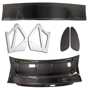 ModeloDrive Carbon Fiber GT3 RS V2 Narrow Body Engine Lid Trunk w Wing > Porsche 911 (996) 1999-2004 - image 1