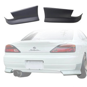 Plastic AERO Rear Valances 2pc > Nissan Silvia S15 1999-2002 - image 1