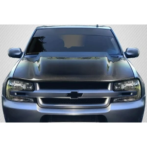 2002-2008 Chevrolet Trailblazer Cowl Carbon Fiber Hood - image 1