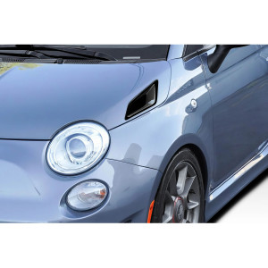 2012-2019 Fiat 500 Abarth Duraflex Kima Hood Side Vents - 2 Pieces - image 1