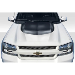 2002-2008 Chevrolet Trailblazer ZL1 Look Hood - 1 Piece - image 1