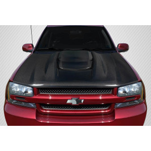 2002-2008 Chevrolet Trailblazer ZR1 V2 Look Hood - 1 Piece - image 1