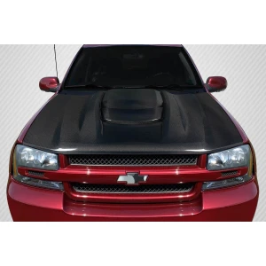 2002-2008 Chevrolet Trailblazer ZR1 V2 Look Hood - 1 Piece - image 1