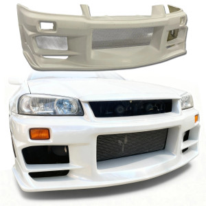 ModeloDrive FRP DLUC Front Bumper > Nissan Skyline (R34) GTR 1999-2004 - image 1