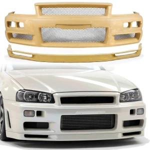 FRP NISM Rt Front Bumper > Nissan Skyline (R34) GT-R 1999-2004 > 2dr Coupe - image 1