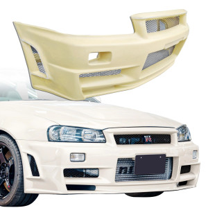 FRP NISM Z-Tune Front Bumper > Nissan Skyline (R34) GTR 1999-2004 > 2dr Coupe - image 1