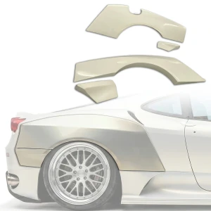FRP HOM Wide Body Fenders (rear) > Ferrari F430 2005-2009 - image 1