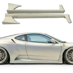 FRP HOM Wide Body Side Skirts > Ferrari F430 2005-2009 - image 1