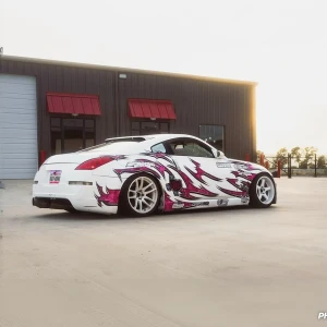 Nissan 350Z 2006-2008 ING Style 4 Piece Polyurethane Full Body Kit - image 1