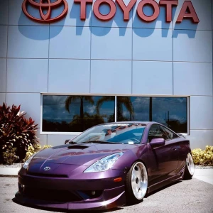 Toyota Celica 2003-2005 ING Style 1 Piece Polyurethane Front Lip - image 1