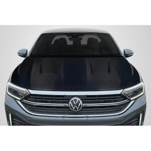 2019-2024 Volkswagen Jetta Carbon Creations Stinger Hood - 1 Piece - image 1 2019-2024 Volkswagen Jetta Carbon Creations Stinger Hood - 1 Piece - image 1