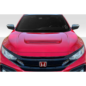 2016-2021 Honda Civic V2 Type R Look Hood - 1 Piece - image 1