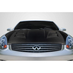 2003-2007 Infiniti G Coupe G35 Carbon Creations Geo6ix DriTech AM-S Hood - 1 Piece - image 1