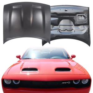 Steel SRT Redeye Style Hood > Dodge Challenger 2008-2023 - image 1