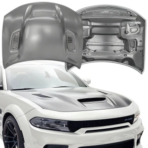 Steel SRT Redeye Style Hood > Dodge Charger 2015-2023 - image 1