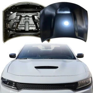 Steel SRT Scat Pack Hood > Dodge Charger 2015-2023 - image 1
