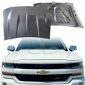 Steel 1500 Hood > Chevrolet Silverado 1500 2014-2019 - image 1