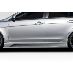 2008-2017 Mitsubishi Lancer / Lancer Evolution 10 Vantix Side Skirt Rocker Panel Splitters - 2 Pieces (S) - image 1