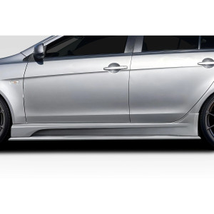 2008-2017 Mitsubishi Lancer / Lancer Evolution 10 Duraflex Vantix Side Skirt Rocker Panel Splitters - 2 Pieces - image 1