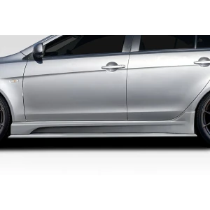 2008-2017 Mitsubishi Lancer / Lancer Evolution 10 Vantix Side Skirt Rocker Panel Splitters - 2 Pieces (S) - image 1