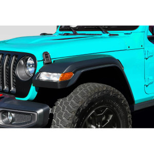 2020-2025 Jeep Gladiator Rubicon / Mojave Duraflex Duster Front Fender Flare Add Ons - 2 Pieces - image 1