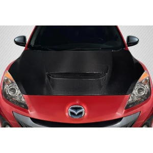 2010-2013 Mazda Mazdaspeed 3 OEM Look Carbon Fiber Hood - image 1