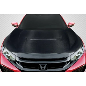 2016-2021 Honda Civic Type R Look Carbon Fiber Hood - image 1